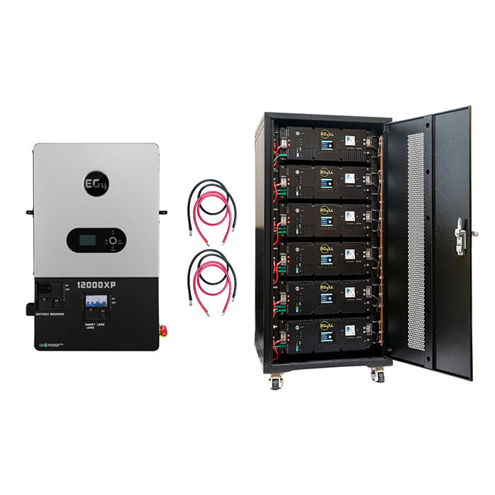 Empty Inverter Rack EG4 12000XP Off-Grid Inverter & Server Rack Bundle — Renewable Outdoors