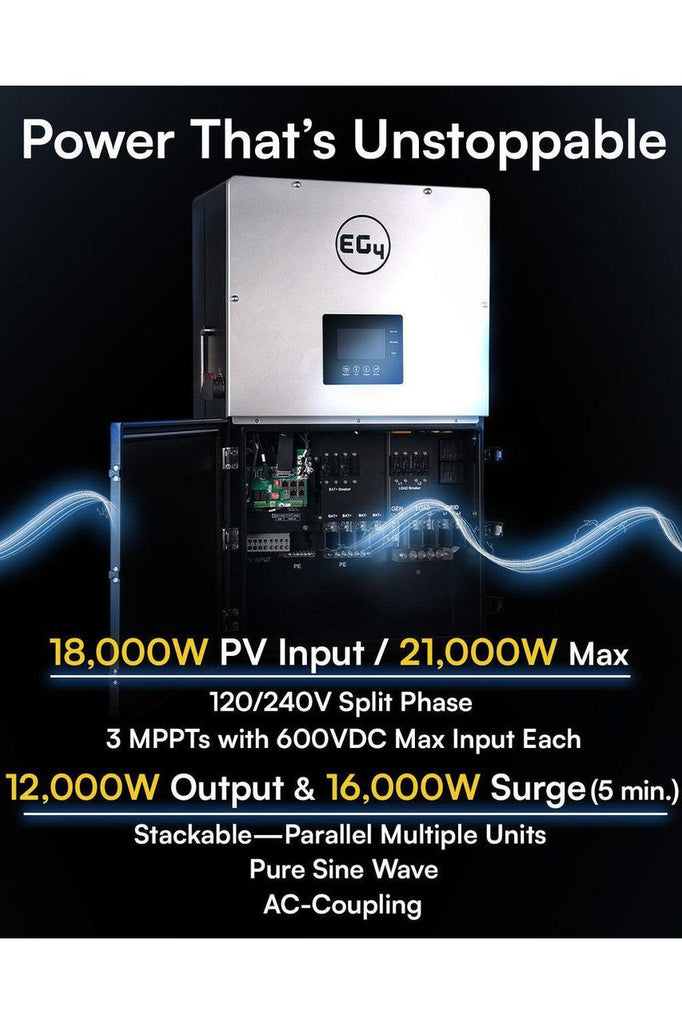12000W 48V Split Phase Pure Sine Wave Inverter Charger