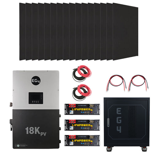 EG4 18kPV + Server Rack Batteries Hybrid Kit