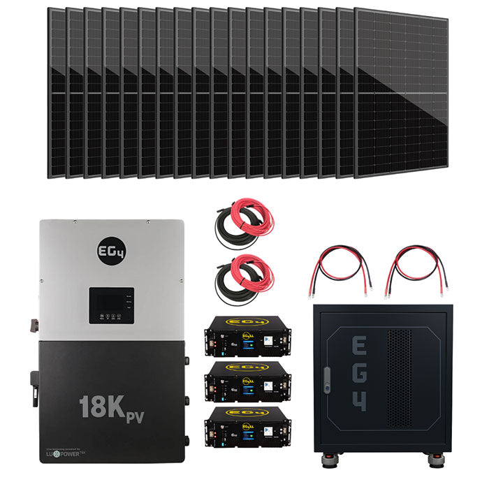 EG4 18kPV + Server Rack Batteries Hybrid Kit