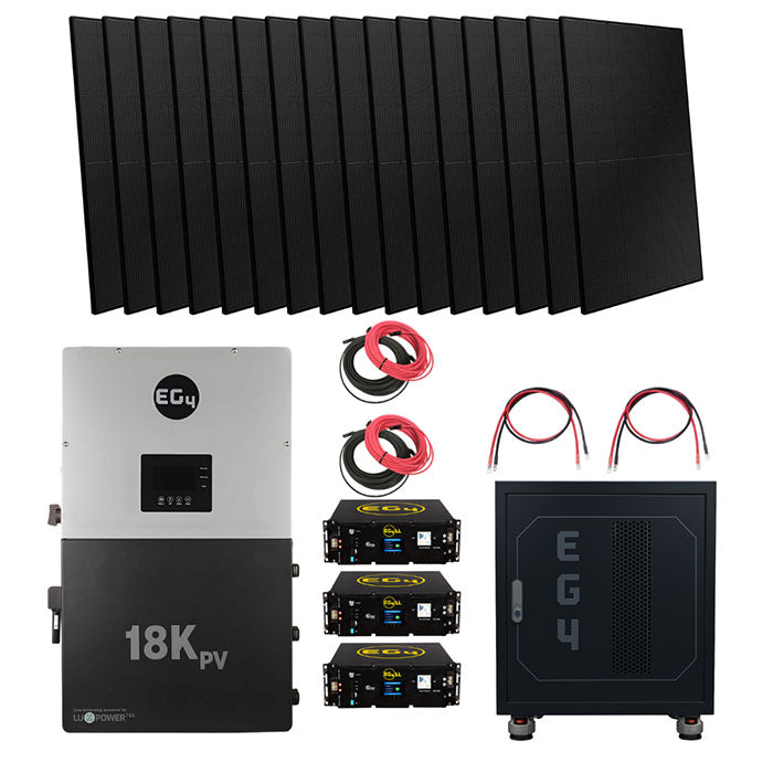 EG4 18kPV + Server Rack Batteries Hybrid Kit