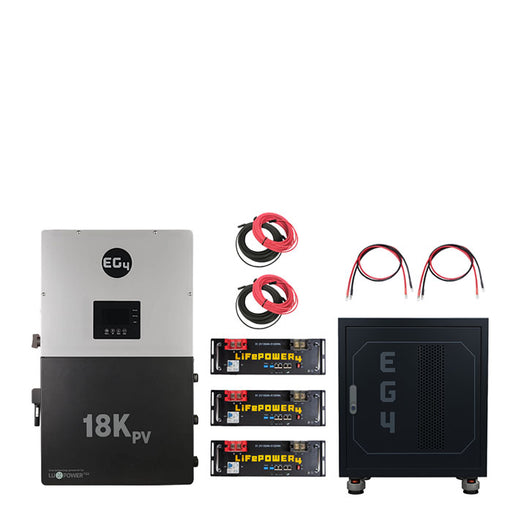EG4 18kPV + Server Rack Batteries Hybrid Kit