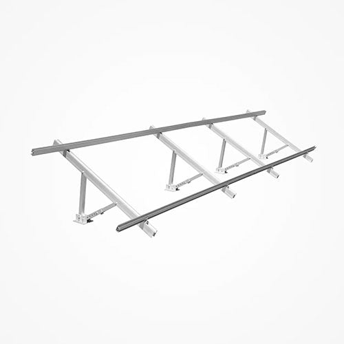 EG4 BrightMount Adjustable Cat1 Solar Ground Mount System for 3-4 Pane ...