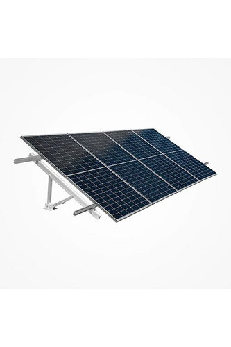 EG4 BrightMount Adjustable Cat1 Solar Ground Mount System for 3-4 Pane ...