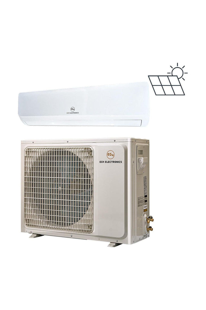 EG4 | Hybrid Solar Mini-Split Air Conditioner Heat Pump AC/DC | 12000 BTU | SEER2 22 | Plug-N-Cool Do-It-Yourself Installation