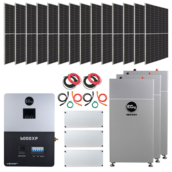 EG4 Off-Grid Solar Kit | 6000XP and Indoor Wallmount Bundle