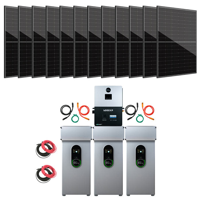 EG4 Off-Grid Solar Kit | 6000XP and Indoor Wallmount Bundle