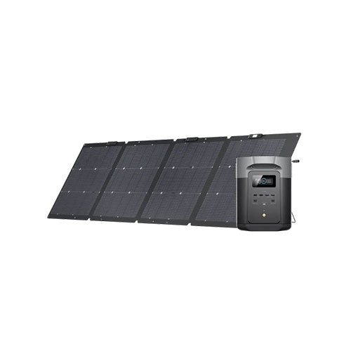 Ecoflow Delta 2 Max with 220W Solar Panel (PV220w) — Renewable