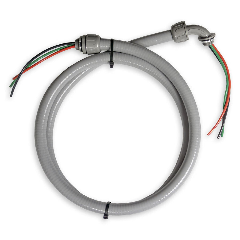 Lead Conduits Pioneer® 6 Ft Plastic Flexible Whip 10 AWG 3-Lead Conduit — Renewable ...