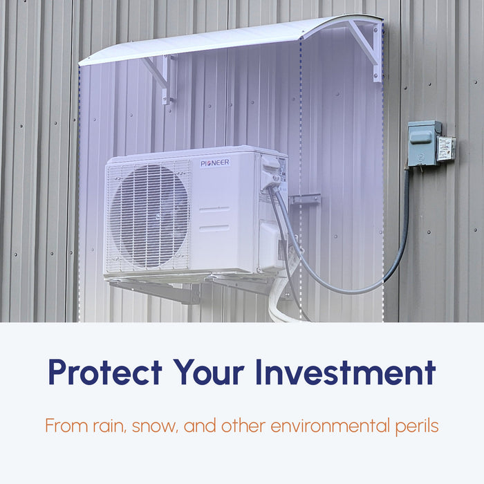 Pioneer® EliteGuard™ Outdoor Metal Shelter for Mini Split Condensing Units