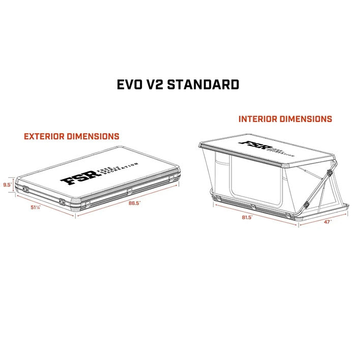 Freespirit Recreation Evolution V2 Standard Rooftop Tent
