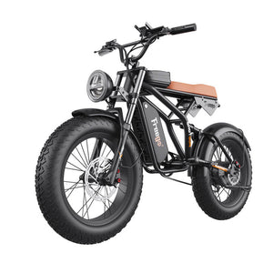 Freego F1 Pro Fat Tires Off Road Electric Bike 7 Speed Gears