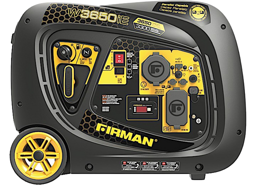 Firman W03382 30 Amp 3300W/3650W Electric Start Parallel Ready Gas Inverter Generator New