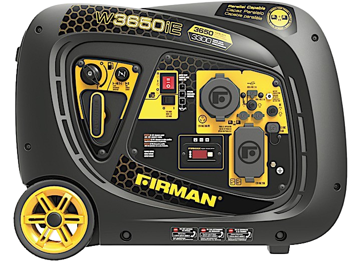 Firman W03382 30 Amp 3300W/3650W Electric Start Parallel Ready Gas Inverter Generator New