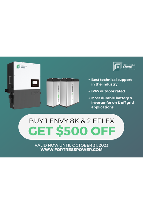 Fortress Power | FlexTower + 12k Inverter + eFlex Batteries