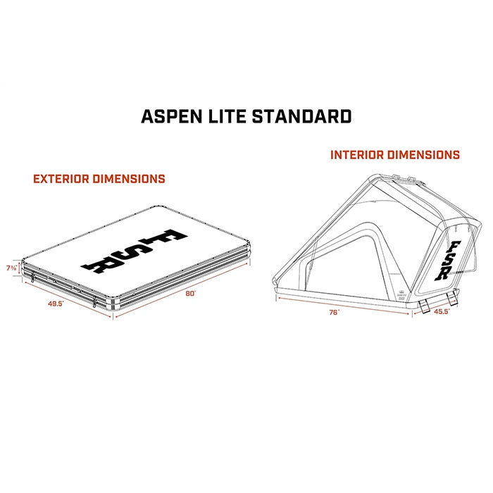 Freespirit Recreation Aspen Lite Standard V3 Rooftop Tent