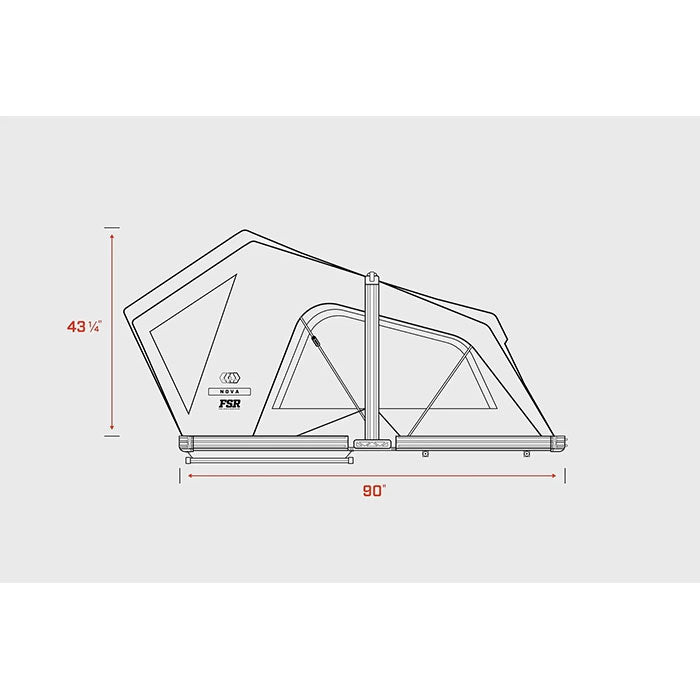 Freespirit Recreation Nova King Rooftop Tent