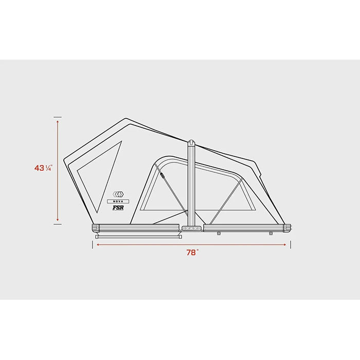 Freespirit Recreation Nova Standard Rooftop Tent