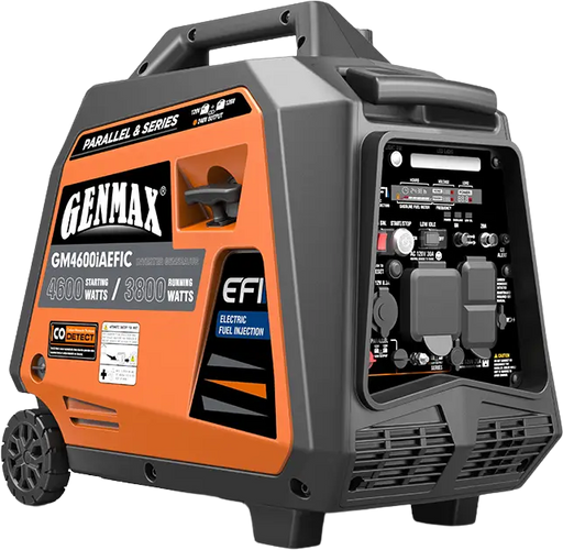 GENMAX GM4600iAEFIC 3800W/4600W Generator Gas Inverter CO Alert Remote Start New