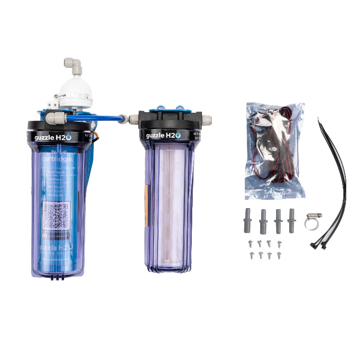 Guzzle H2O Stealth 2x10 Built-In Water Filtration & Purification System