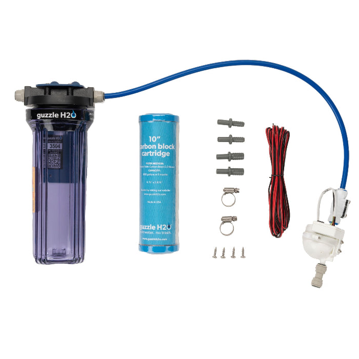 Guzzle H2O Stealth Flex Built-In Water Filtration & Purification System