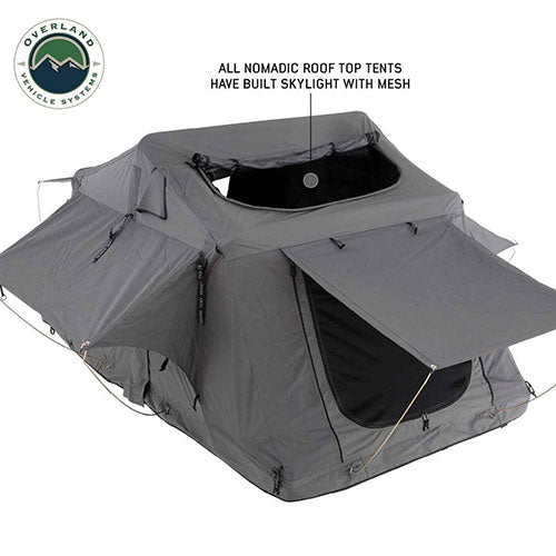 tmbk roof top tent Overland Vehicle Systems 18439936 Nomadic 3 Standard Roof Top Tent