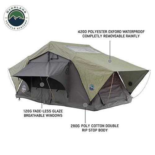 latitude iii tent Overland Vehicle Systems 18439936 Nomadic 3 Standard Roof Top Tent