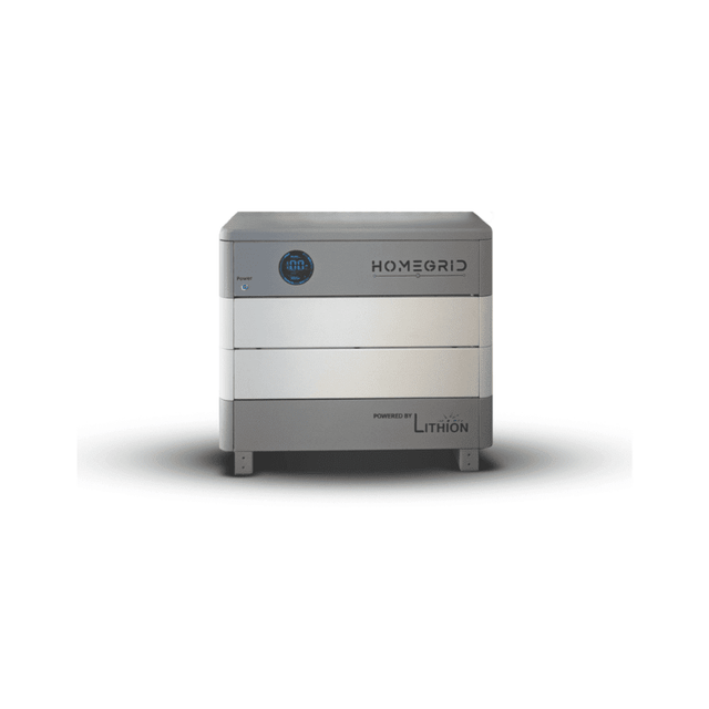 HomeGrid STACK'D Lithium Battery Bank | USA MADE & 10-Year Warranty