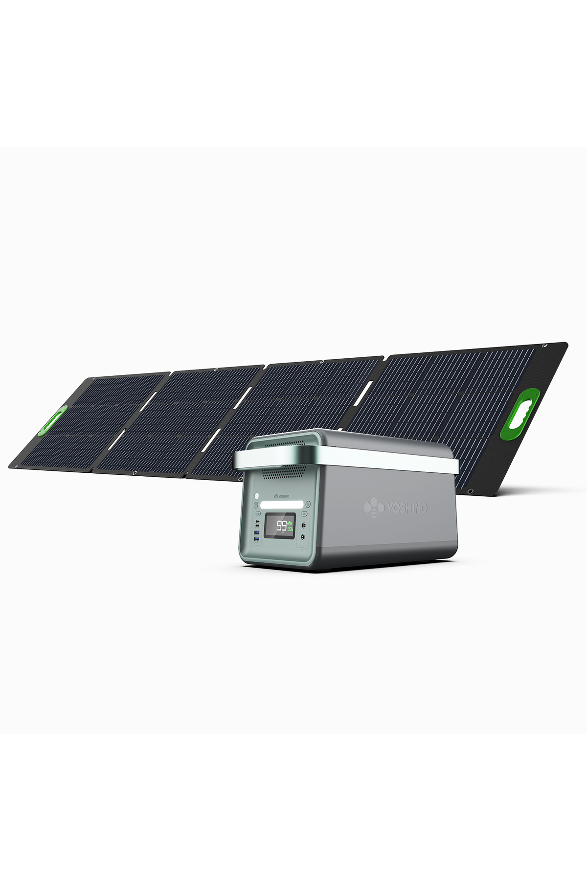 Solid State Solar Panel Yoshino Power B2000 SST 2000W Portable Solid State Solar Generator Inc ...