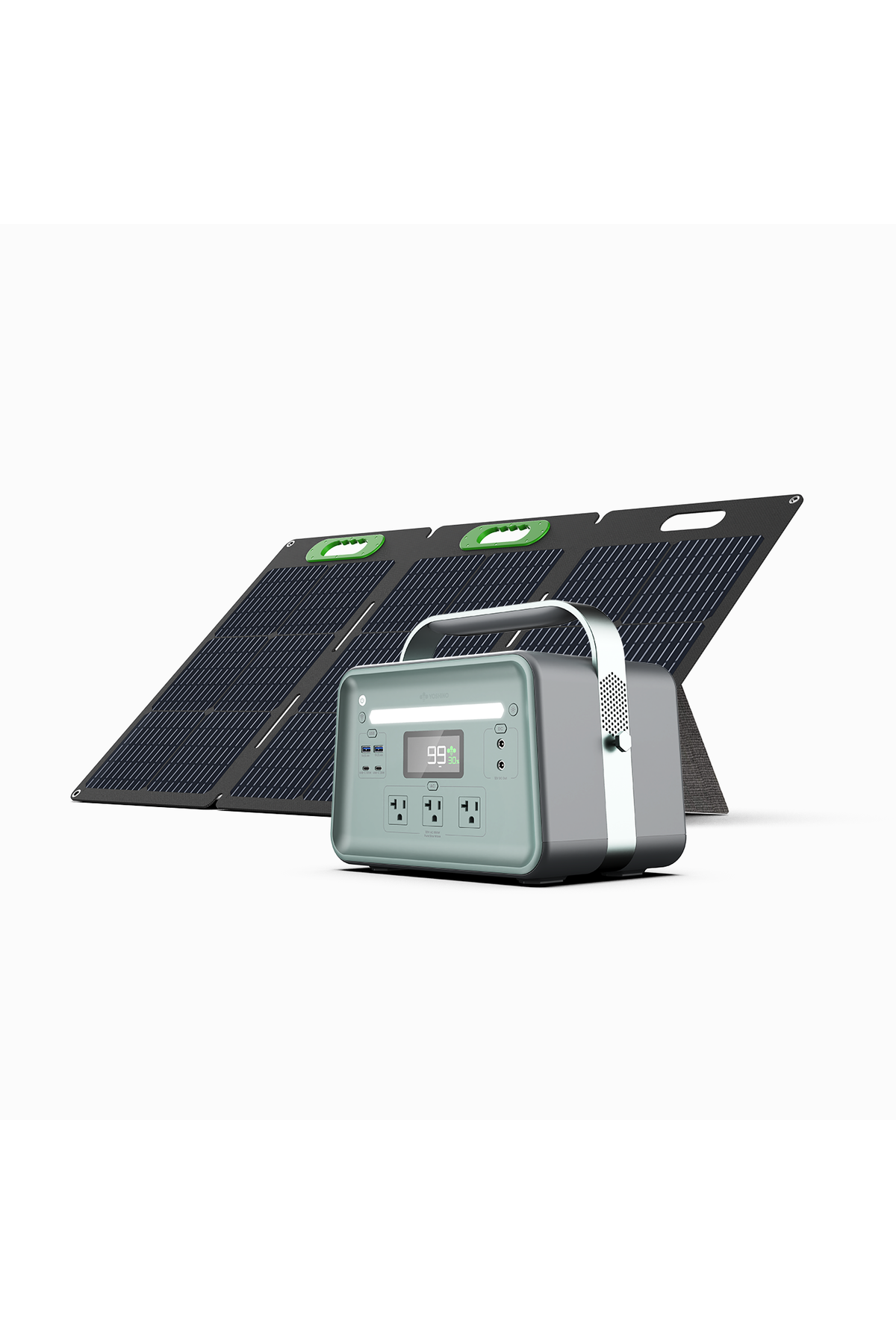 Yoshino Power B660 SST 660W Portable Solid State Solar Generator Inclu ...