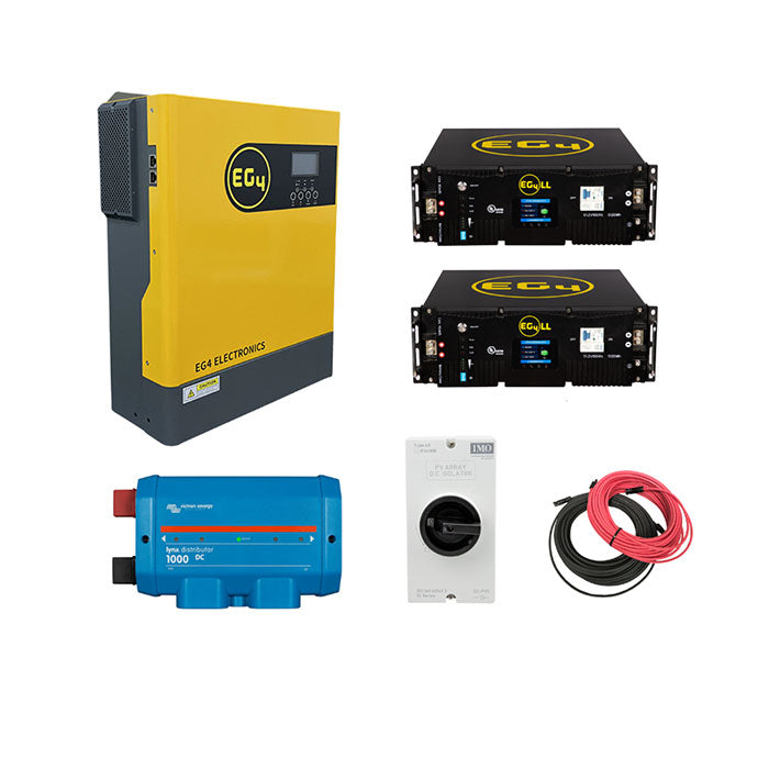 EG4 Complete Mobile Solar Kit 3000W Output | 5000W PV Input