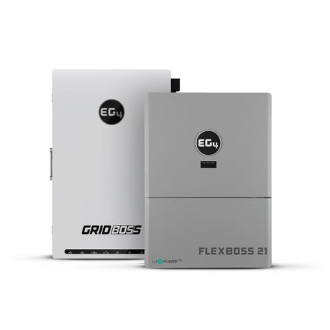 Image of EG4-FlexBOSS21 Inverter | 48V Split Phase | 21kW PV Input & EG4-GridBOSS MID | 200A Service Entrance with 90A Breaker [BNDL-E00019]