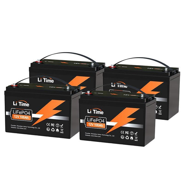 LiTime 12V 100Ah LiFePO4 Lithium Deep Cycle Battery