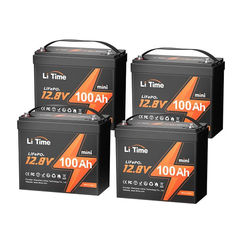 Image of LiTime 12V 100Ah Mini LiFePO4 Lithium Battery