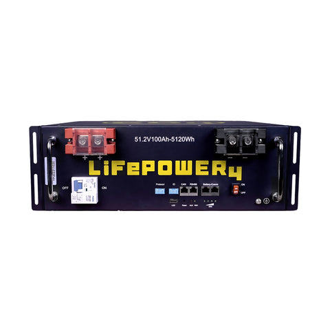 Image of EG4 LifePower4 V2 Lithium Battery | 48V 100AH | Server Rack Battery | UL1973, UL9540A | 10-Year Warranty