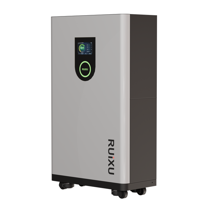 RUiXU Lithium Battery 48V 314Ah | 16kWh | IP65 Outdoor | LiFePO4 Wallmount Energy Storage | Lithi2-16 | Built-in Wheels | 9500 Cycles | UL1973/UL9540 | 10-Year Warranty