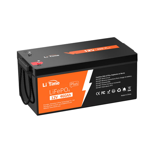Image of LiTime 12V 460Ah LiFePO4 Lithium Group 8D Battery