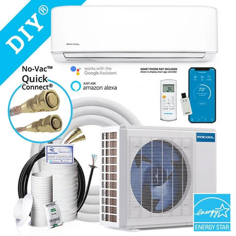 Image of MRCOOL DIY 24K 24,000 BTU 20.5 SEER 4th Gen Ductless Mini Split Air Conditioner and Heat Pump - 230V