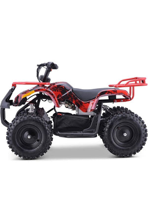 MotoTec 36v 500w Sonora Kids ATV Red Flame