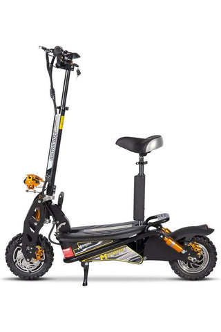 Image of MotoTec Ares 48v 1600w Electric Scooter Black