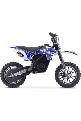 Image of MotoTec 24v 500w Gazella Electric Dirt Bike Blue