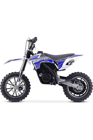 Image of MotoTec 24v 500w Gazella Electric Dirt Bike Blue