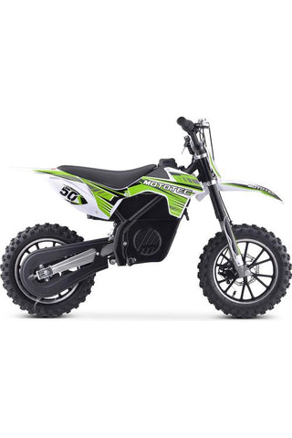 Image of MotoTec 24v 500w Gazella Electric Dirt Bike Green