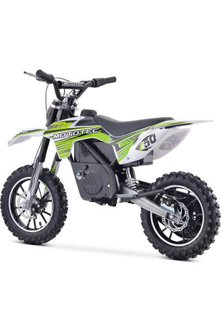 Image of MotoTec 24v 500w Gazella Electric Dirt Bike Green