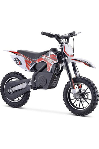 Image of MotoTec 24v 500w Gazella Electric Dirt Bike Red