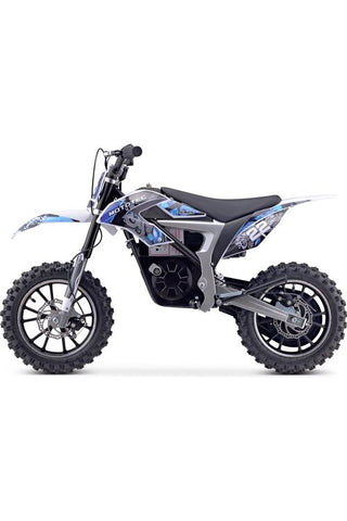 Image of MotoTec 36v 500w Demon Electric Dirt Bike Lithium Blue