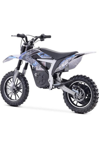 Image of MotoTec 36v 500w Demon Electric Dirt Bike Lithium Blue