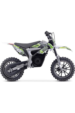 Image of MotoTec 36v 500w Demon Electric Dirt Bike Lithium Green