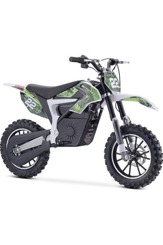 Image of MotoTec 36v 500w Demon Electric Dirt Bike Lithium Green