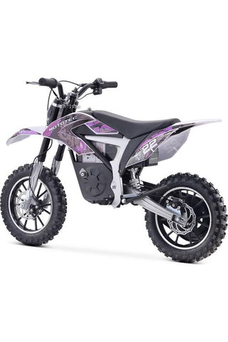 Image of MotoTec 36v 500w Demon Electric Dirt Bike Lithium Purple